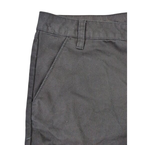 Volcom Chino Micro Short Womens 30 Black Athleisure Beach Casual Skater - Picture 3 of 9